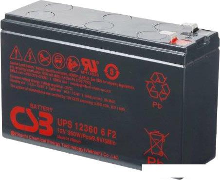 Аккумулятор для ИБП CSB Battery UPS123606 F2 (12В/7.5 А·ч)