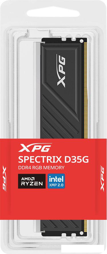 Оперативная память ADATA XPG Spectrix D35G RGB 16ГБ DDR4 3200 МГц AX4U320016G16A-SBKD35G
