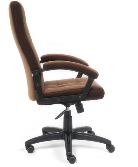 Офисное кресло TetChair Trendy (флок/ткань, коричневый)