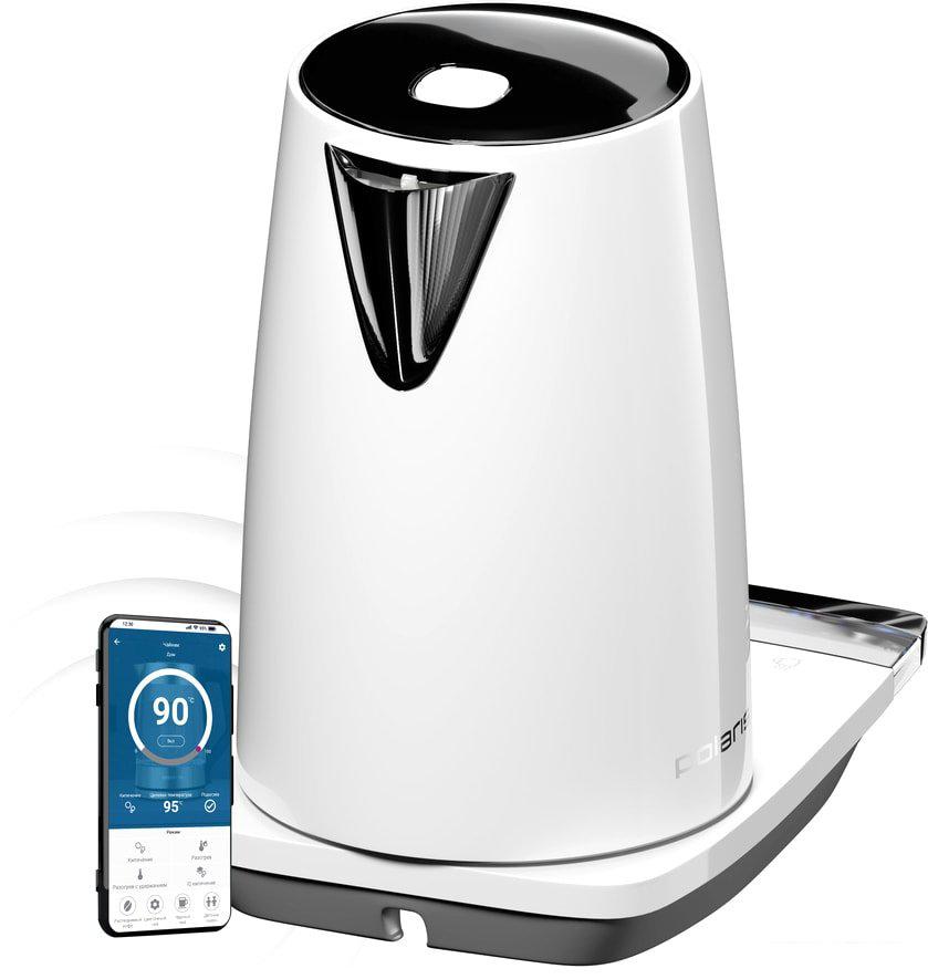 Электрический чайник Polaris PWK 1755CAD WIFI IQ Home (белый)