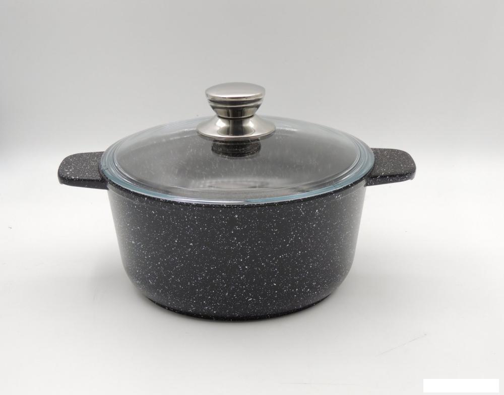 Кастрюля Виктория Гранит АЛА 4.0л (G08 4.0G)
