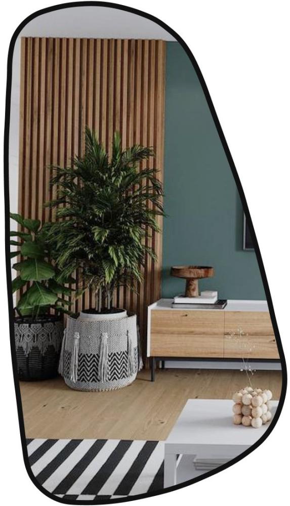 Зеркало eMZe 50x90 LED.UV.NF.50.90.CHE.SW.4K (черный УФ-окантовкой и подсветкой)