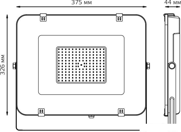 Уличный прожектор Gauss Elementary 150W 6500К 691511150