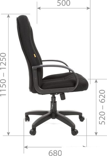 Офисное кресло CHAIRMAN 685 TW12 (серый)