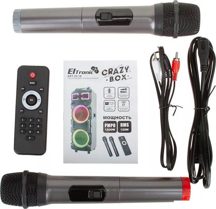 Беспроводные и портативные колонки Eltronic 30-18 Crazy Box 1200
