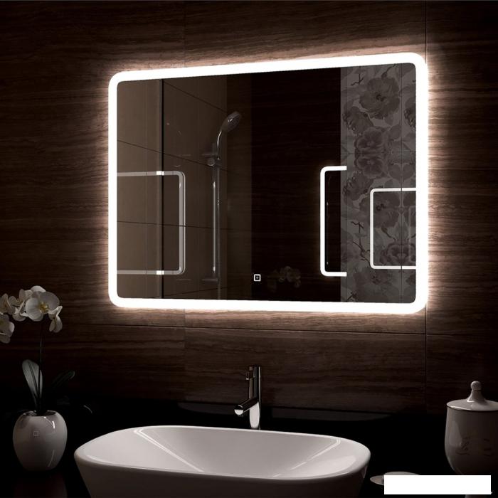 Континент Зеркало Demure Led 90x70 (бесконтактный сенсор)