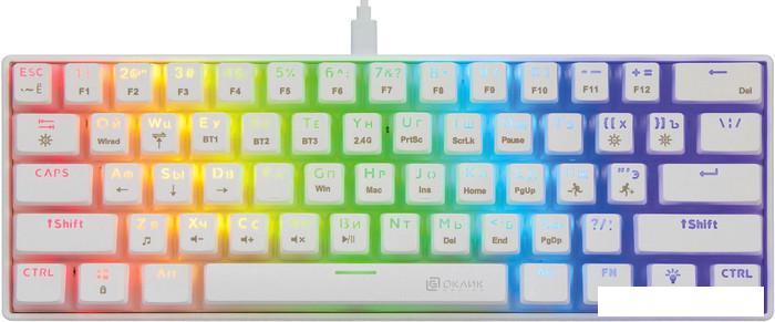 Клавиатуры Оклик K763W (белый)