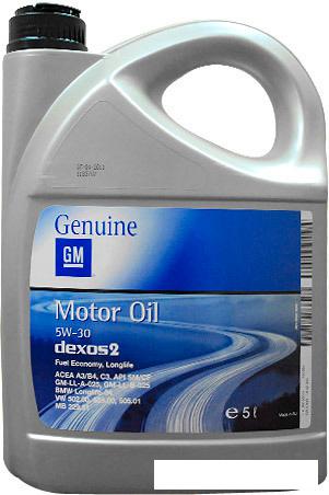 Моторное масло GM Longlife Dexos 2 5W-30 5л