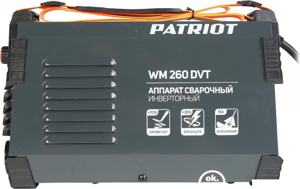 Сварочный инвертор Patriot WM 260DVT
