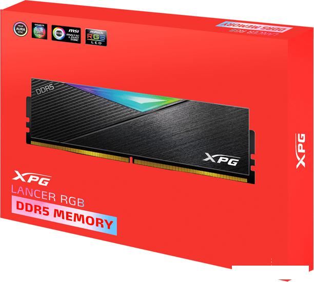 Оперативная память ADATA XPG Lancer RGB 2x32ГБ DDR5 6400МГц AX5U6400C3232G-DCLARBK
