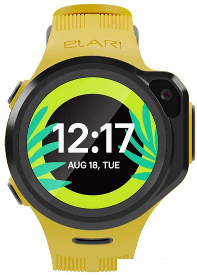 Детские умные часы Elari KidPhone 4GR (желтый)