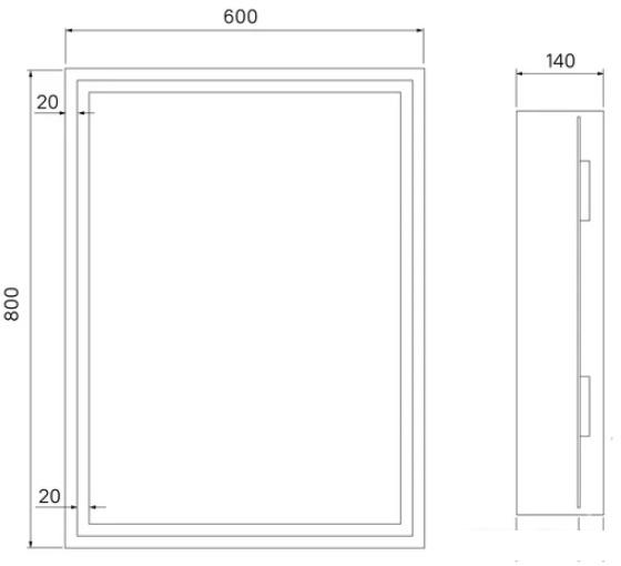 IDDIS Шкаф с зеркалом Zodiac ZOD6000i99