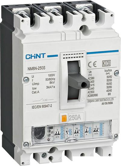Выключатель автоматический Chint 3п 250А 50кА NM8N-250S EN 271335