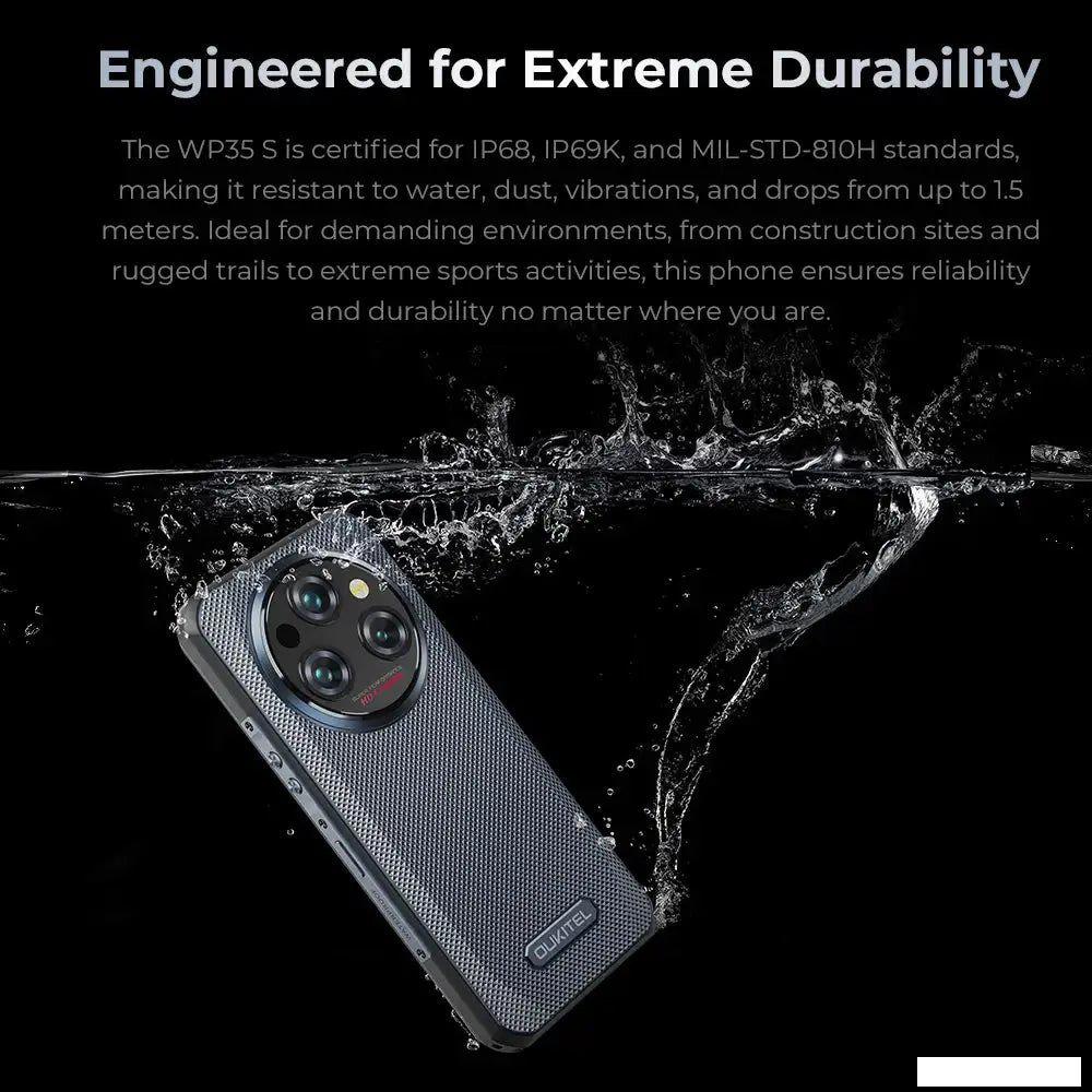 Телефон Oukitel WP35S 6GB/256GB (серый)