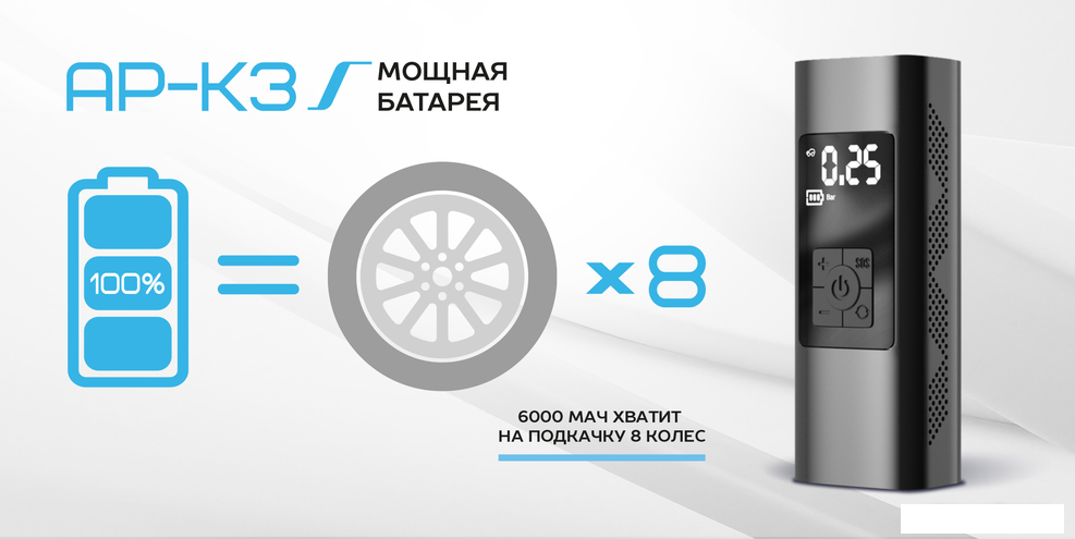 Автомобильный компрессор TrendVision AP-K3