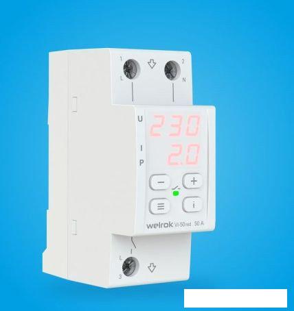 Реле напряжения Welrok VI-50 red (красный)