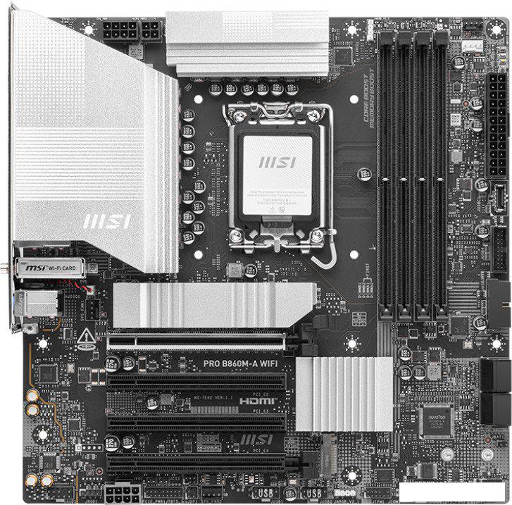Материнская плата MSI Pro B860M-A WiFi