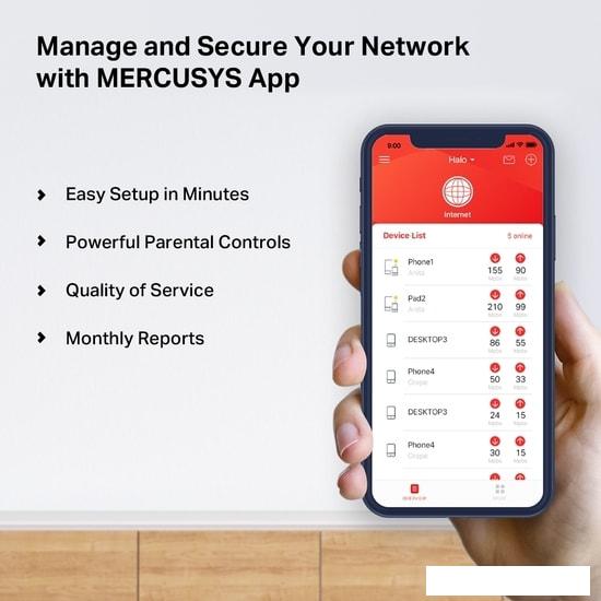 Wi-Fi система Mercusys Halo H50G (2 шт)