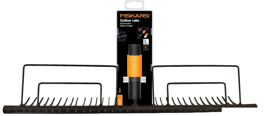 Грабли зубчатые Fiskars QuikFit 1000656