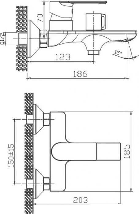 Смеситель Haiba HB60505-3