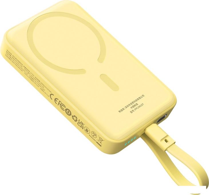 Внешний аккумулятор Baseus Magnetic Fast Charge Power Bank Type-C Edition 30W 10000mAh (желтый)