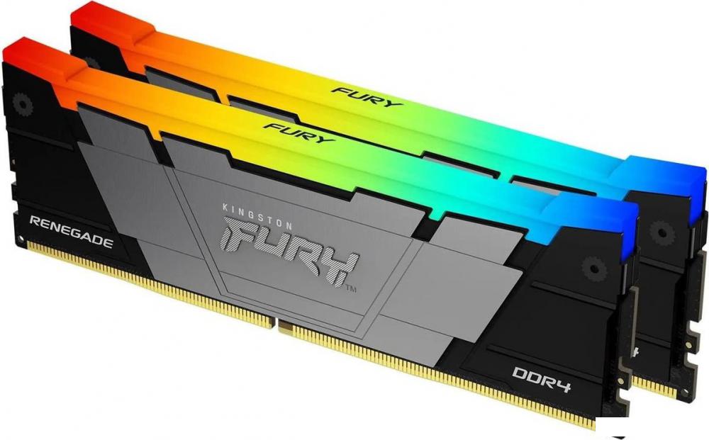 Оперативная память Kingston FURY Renegade RGB 2x8ГБ DDR4 4600 МГц KF446C19RB2AK2/16