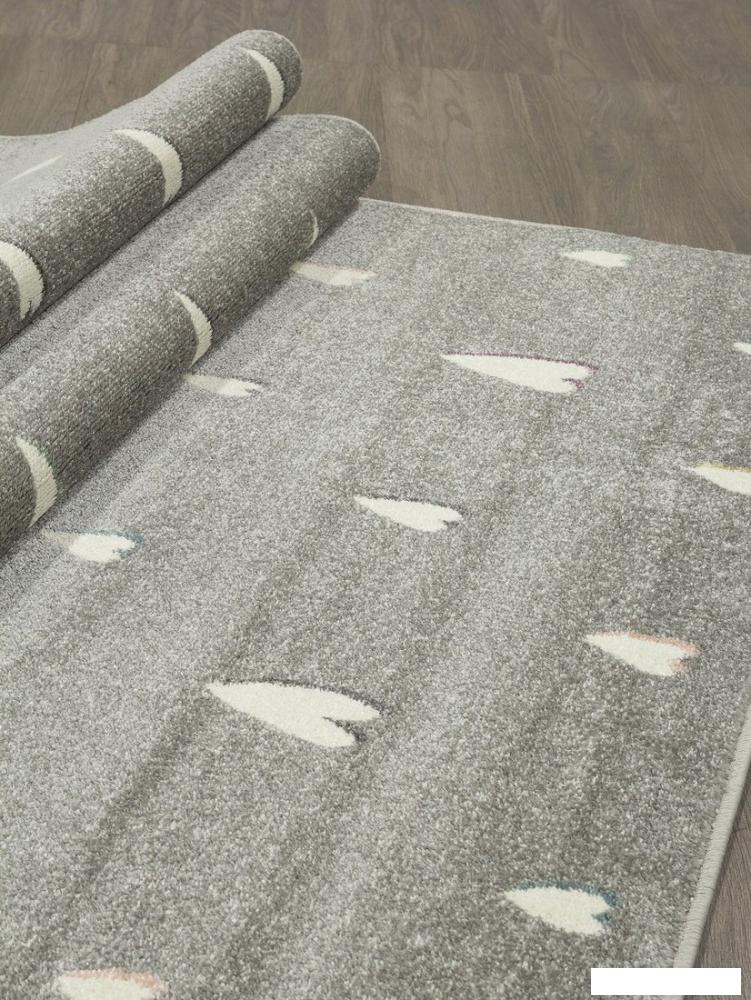 Ковер для жилой комнаты Merinos Izumrud C210-STAN-LIGHT-GRAY (1.6х2.3)