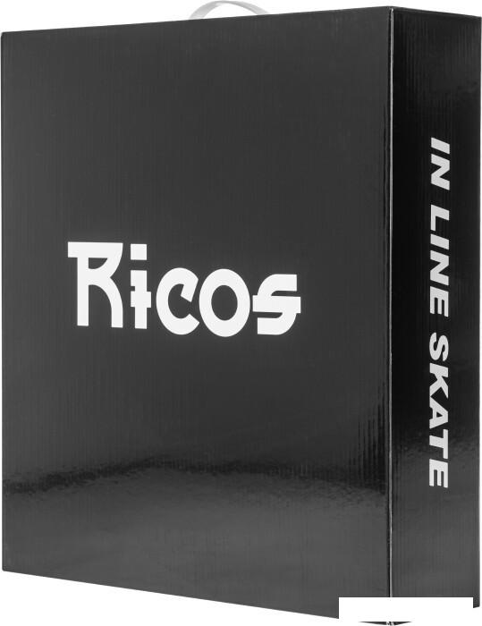 Роликовые коньки Ricos Props PW-223B S (р. 33-36, белый/розовый)