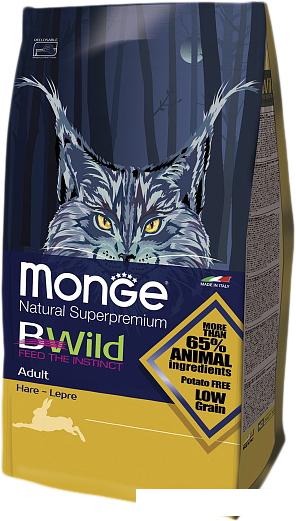Сухой корм для кошек Monge BWild Adult Hare 10 кг