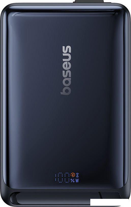 Внешний аккумулятор Baseus Nomos Qi2 Magnetic Power Bank 10000mAh (черный)
