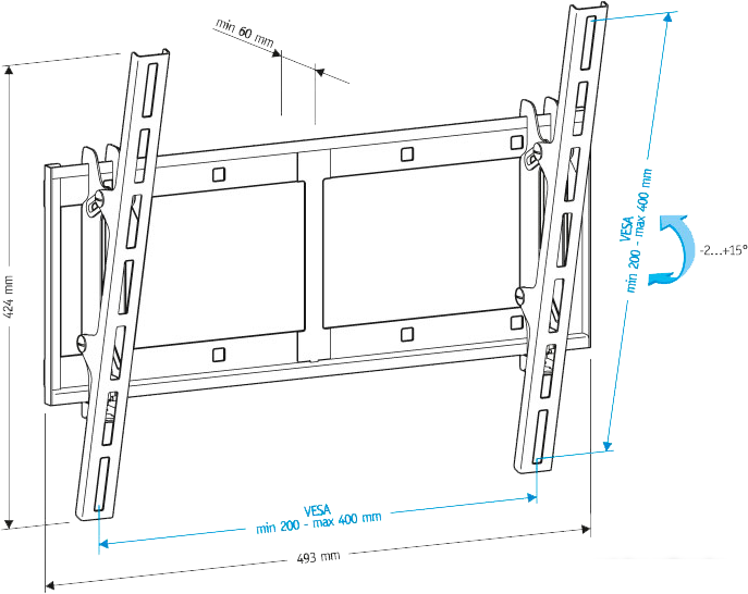 Кронштейн для телевизора Holder LCD-T4609