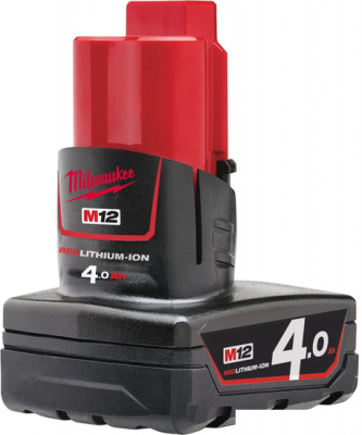 Аккумулятор Milwaukee M12 M12B4 4932430065 (12В/4 Ач)