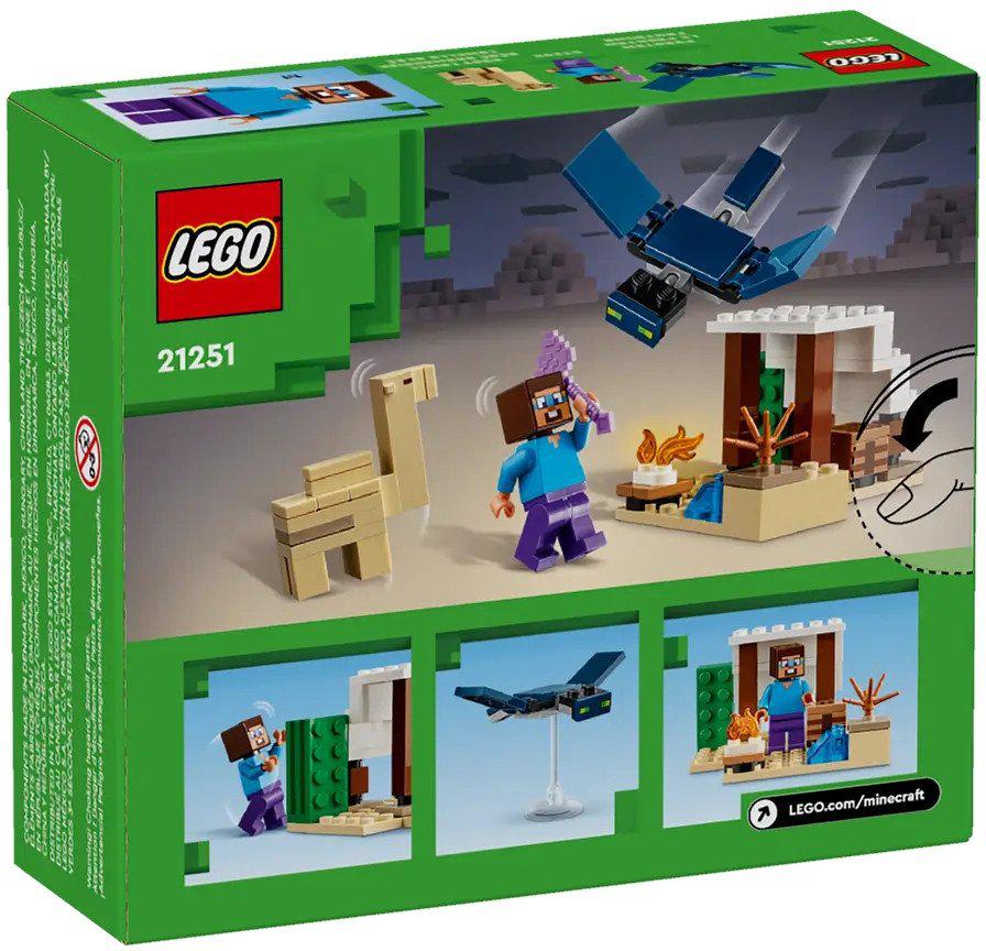 Конструктор LEGO Minecraft 21251 Экспедиция Стива в пустыню