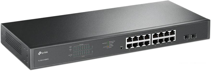 Настраиваемый коммутатор TP-Link TL-SG1218MPE V1