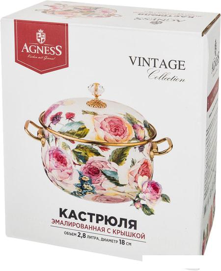 Кастрюля Agness Винтаж 950-022