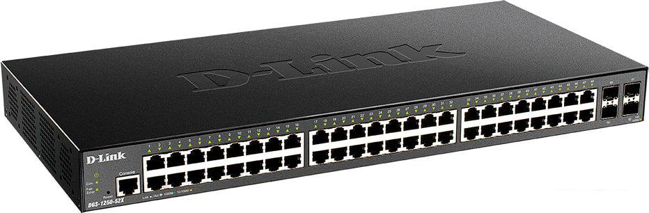 Управляемый коммутатор 2-го уровня D-Link DGS-1250-52X/A1A