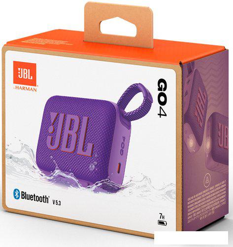 Беспроводная колонка JBL Go 4 (фиолетовый)