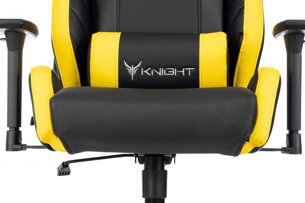 Игровое (геймерское) кресло Knight Thunder 5X (черный/желтый)