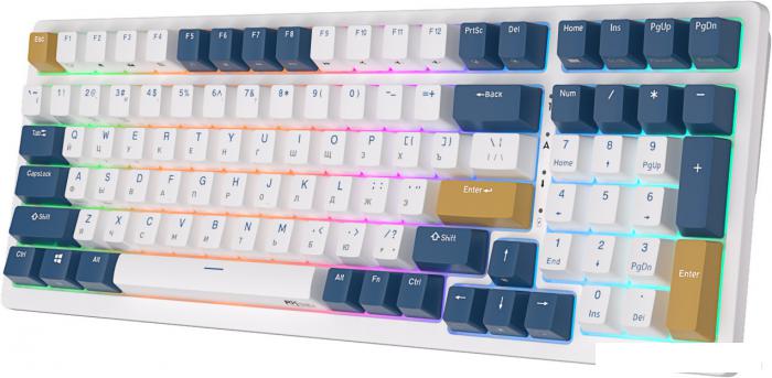 Клавиатура Royal Kludge RK98 RGB Klein Blue (RK Red)