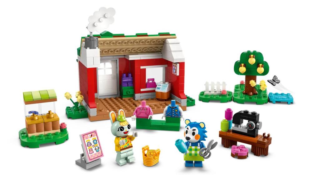 Конструктор LEGO Animal Crossing Магазин одежды сестер Эбл 77055
