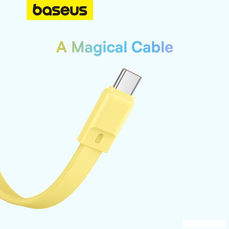 Внешний аккумулятор Baseus Magnetic Fast Charge Power Bank Type-C Edition 30W 10000mAh (желтый)