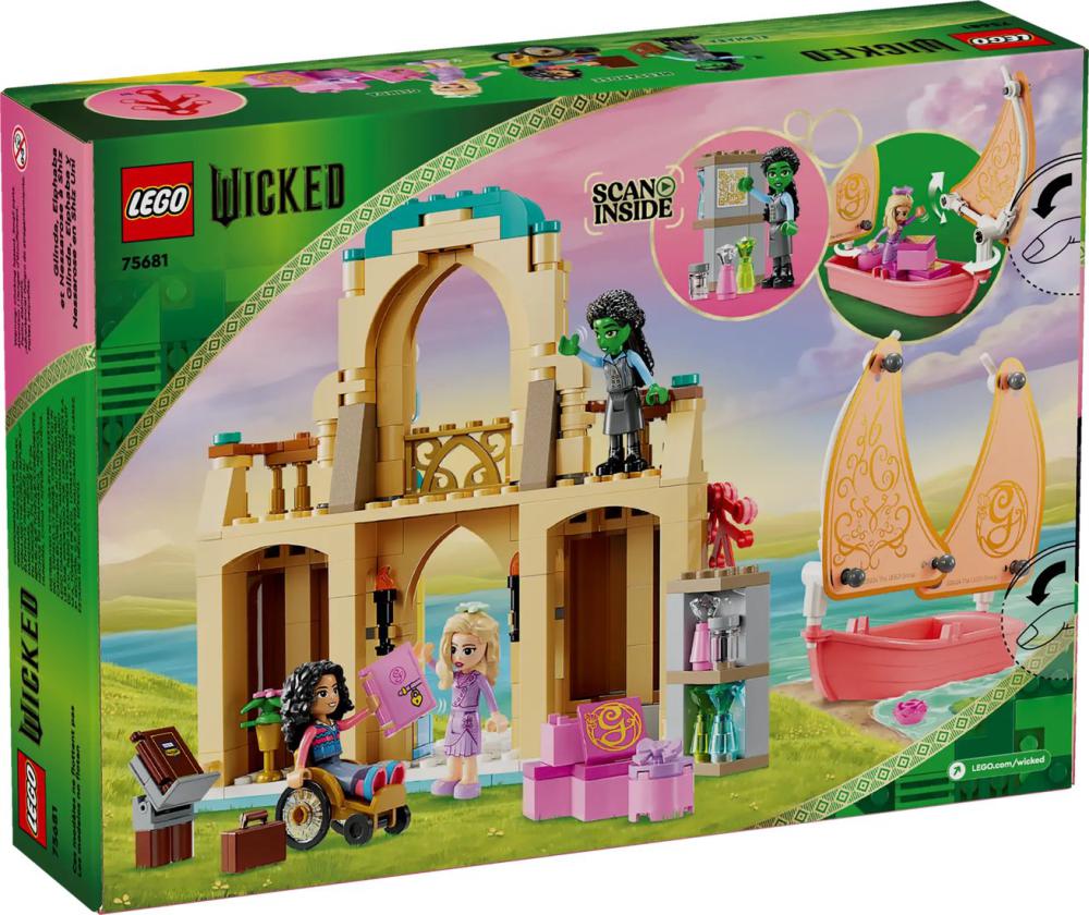Конструктор LEGO Wicked 75681 Глинда, Эльфаба и Несса Роуз в университете Шиз
