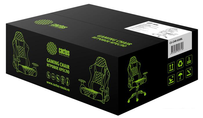 Игровое (геймерское) кресло CACTUS CS-CHR-030BL (черный)