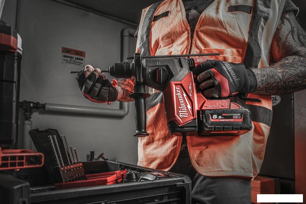 Перфоратор Milwaukee M18 FUEL M18ONEFHX-552X 4933478504 (с 2-мя АКБ, кейс)