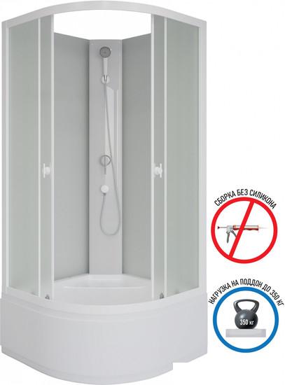 Душевая кабина Niagara Promo P100/40/MT/BK 100x100x195