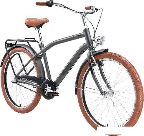 Велосипед Stark Comfort Man 28 D 8 speed р.16 HQ-0017938 2025 (черный матовый/темно-серый)