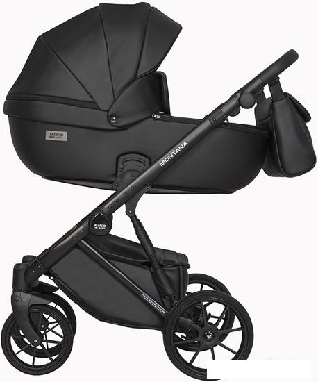 Универсальная коляска Riko Basic Montana Ecco (3 в 1, 12/черный)