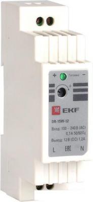 Блок питания на DIN-рейку EKF PROxima DR-15W-12