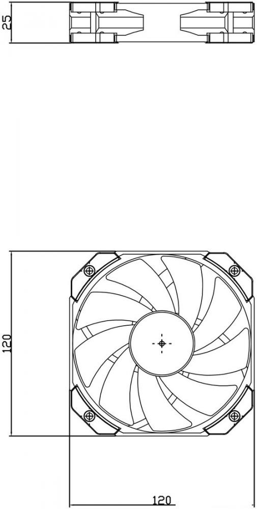 Вентилятор для корпуса Thermalright TL-D12B