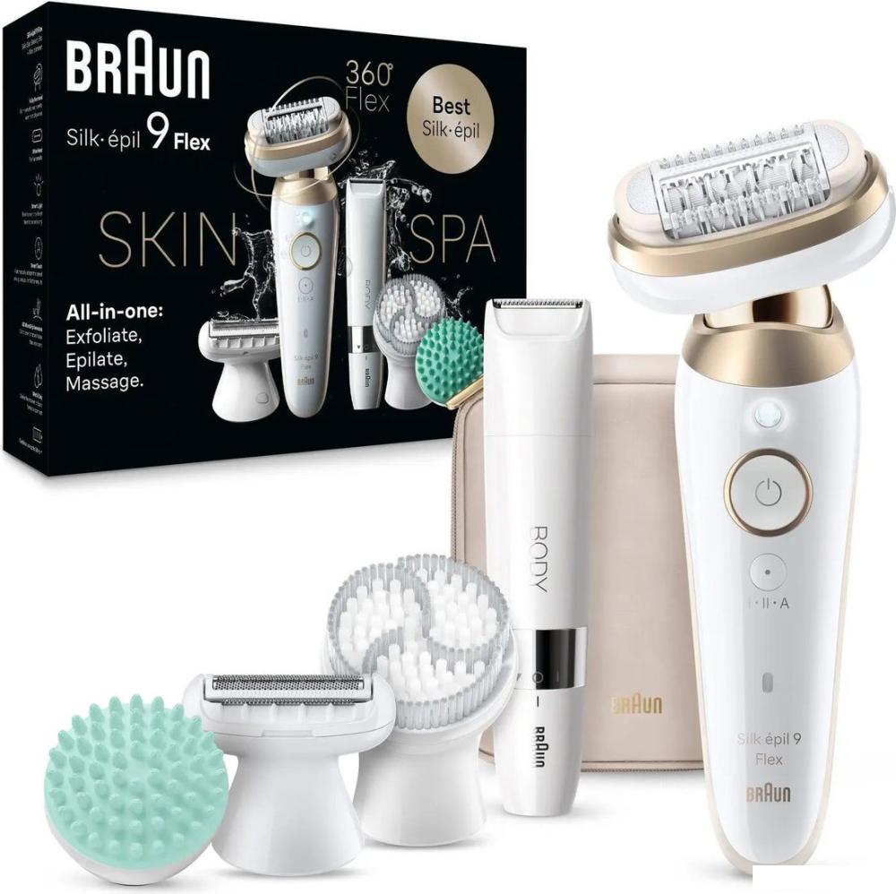 Женские электробритвы и эпиляторы Braun Silk-epil 9 Flex SES9481 3D
